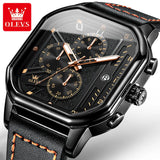 OLEVS 9950 OEM LOGO skeleton design waterproof fashion custom mens wrist watch  oem quartz Men's watch