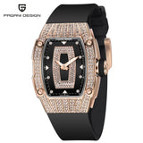 PAGANI DESIGN,  New Women Watches Luxury Quartz Watch Women Fashion Simplicity diamond Ladies Watches For Gift PD-YS013