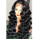 High Density Black Women Deep Body Wave Cuticle Aligned Brazilian Human Hair Lace Front Wigs