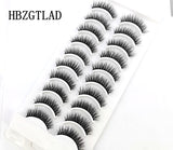 41 Styles 10 pairs natural long 3D mink false eyelashes fake lashes makeup kit Mink Lashes extension eye lashes short eyelashes