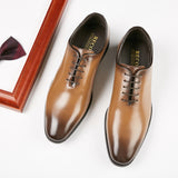 Italian Men office shoe oxford genuine Leather custom Men's dress shoes