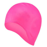 Silicone Rubber Swimming Cap 3D Ergonomic Design Ear Pockets for Adult Waterproof Swim Caps Hat Swimming