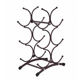 European style 6 Bottle Wine Rack Metal Freestanding Kitchen Storage Stand Wine Cabinet Grape Wine Shelf Display Bar