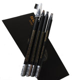 White Eyebrow Pencil Cosmetic pen Brush for eyeshadow Natural Long-Lasting Tattoo Tint waterproof eye brow makeup set beauty