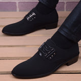 italian mens shoes fashion black men&#39;s leather moccasin pointed toe classic men wedding shoes sapatos masculino