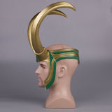 Movie Thor 3 Ragnarok Loki Laufeyson PVC Cosplay Costumes Mask Helmet Halloween Prop