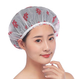 Waterproof Bath Hat Thickened Waterproof And Oil Fume Cap Women Spa Hair Salon Supplies Shower Cap Bathroom Accessories