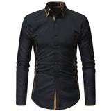 Business Shirts Men&#39;s Long-sleeved Business Casual Shirts Slim-fit Formal Shirts