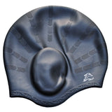 Silicone Rubber Swimming Cap 3D Ergonomic Design Ear Pockets for Adult Waterproof Swim Caps Hat Swimming