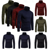 Men&#39;s Warm Turtleneck Sweater Winter Ski Riding Underlayer Tight Warm Long Sleeve Sweater skiing jacket