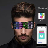 Party Light Up Toys App Blue tooth Display Magic Led Eyeglasses