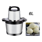 Kitchen Cooking 1500W Stainless Steel Fufu Machine In Ghana 6L Manual Meat Grinder High Speed Mixer Meat Grinder