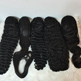 Amara sale human hair wigs straight deep wave curly 10''-40'' hair extensions wigs transparent lace front wig in qingdao stock