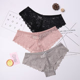 3 Pcs Panties for Woman Underwear Sexy Lace Breathable Soft Lingerie Female Briefs Panty Sexy Transparent Women&#39;s Underpants