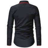 Business Shirts Men&#39;s Long-sleeved Business Casual Shirts Slim-fit Formal Shirts