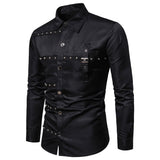 Brand Men Shirt 2022 Fashion Design Mens Slim Fit Cotton Dress Shirt Stylish Long Sleeve Shirts Chemise Homme Camisa Masculina