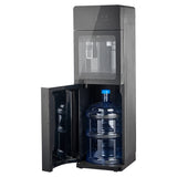 hot cold water dispenser/Vertical water dispenser compressor cooling/Three taps water dispenser with storage cabinet