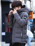 hot sale plus velvet thicken hooded windproof waterproof slim winter mens jacket and coats