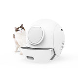 Luxury Large Enclosed Portable Automatic Cat Litter Toilet Furniture Auto Smart Intelligent Self Cleaning Cat Litter Box For Cat