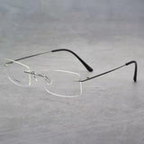 super light eyewear man's titanium frames glasses rimless