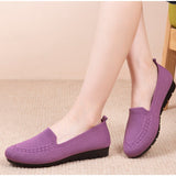 Women's Flats Woman Shoes Comfort Ladies Shoe Loafers Female Breathable Mesh Slip on Casual Women Footwear, New Spring Hot