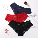 3 Pcs Panties for Woman Underwear Sexy Lace Breathable Soft Lingerie Female Briefs Panty Sexy Transparent Women&#39;s Underpants