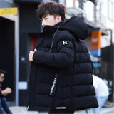 hot sale plus velvet thicken hooded windproof waterproof slim winter mens jacket and coats