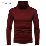 Men&#39;s Warm Turtleneck Sweater Winter Ski Riding Underlayer Tight Warm Long Sleeve Sweater skiing jacket