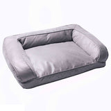 High quality pet dog bed soft house cushion washable cotton cushion memory foam pet bed