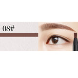 White Eyebrow Pencil Cosmetic pen Brush for eyeshadow Natural Long-Lasting Tattoo Tint waterproof eye brow makeup set beauty