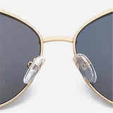 LeonLion  Fashion Cat Eye Sunglasses Women Vintage Metal  Luxury Glasses for Women Mirror Retro Oculos De Sol Feminino