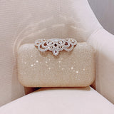 Meloke new fashion Sequined Scrub Clutch Women's Evening Bags Bling Day Clutches Gold Wedding Purse Female Handbag MN2021