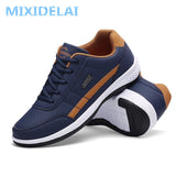 2022 New Fashion Men Sneakers for Men Casual Shoes Breathable Lace up Mens Casual Shoes Spring Leather Shoes Men chaussure homme