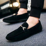 ZYYZYM Men Loafers Shoes Spring Summer Casual Shoes Slip On Light Flock Youth Men Shoes Breathable Flat Footwear