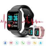 Sport band smart watch Color Screen Fitness Tracker y68 d20 smartwatch