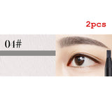 White Eyebrow Pencil Cosmetic pen Brush for eyeshadow Natural Long-Lasting Tattoo Tint waterproof eye brow makeup set beauty