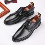 Luxury black wedding Shoe Men Dress Loafers PU Leather Men's Slip-on Shoes big size Office Shoes