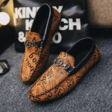 Fashion Brand Men Loafers Suede Men&#39;s Casual Shoes Korean Version of Personalized Wild Lazy Shoes Soft Bottom Driving Shoes Male