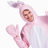 Pink Rabbit Costume Adult Halloween Carnival Easter Performance Bunny Cosplay Dress Up Suit