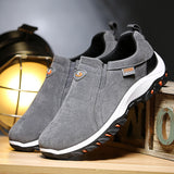 Men Casual Shoes Breathable Outdoor Sneakers Lightweight Walking Shoes Autumn Spring Men Loafers Slip On Dad Shoes Size 39-48