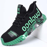 New Work Sneakers Steel Toe Shoes Men Safety Shoes Puncture-Proof Work Shoes Boots Fashion Indestructible Footwear Security