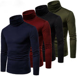 Men&#39;s Warm Turtleneck Sweater Winter Ski Riding Underlayer Tight Warm Long Sleeve Sweater skiing jacket