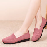 Women's Flats Woman Shoes Comfort Ladies Shoe Loafers Female Breathable Mesh Slip on Casual Women Footwear, New Spring Hot