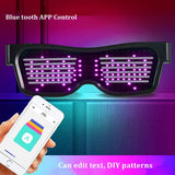 Party Light Up Toys App Blue tooth Display Magic Led Eyeglasses