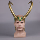 Movie Thor 3 Ragnarok Loki Laufeyson PVC Cosplay Costumes Mask Helmet Halloween Prop