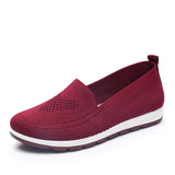 Women's Flats Woman Shoes Comfort Ladies Shoe Loafers Female Breathable Mesh Slip on Casual Women Footwear, New Spring Hot