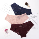 3 Pcs Panties for Woman Underwear Sexy Lace Breathable Soft Lingerie Female Briefs Panty Sexy Transparent Women&#39;s Underpants