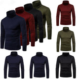 Men&#39;s Warm Turtleneck Sweater Winter Ski Riding Underlayer Tight Warm Long Sleeve Sweater skiing jacket