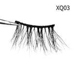 Soft Mink Eyelashes 3D Curl Winged End Eye Elongated Fake Lashes Thick Handmade Natural False Eyelash Messy Cross Lash Wholesale