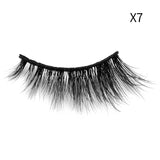 Soft Mink Eyelashes 3D Curl Winged End Eye Elongated Fake Lashes Thick Handmade Natural False Eyelash Messy Cross Lash Wholesale